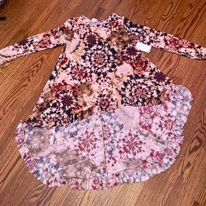 Boutique high low tunic shirt size small
